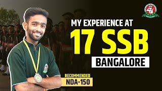SSB Interview Tips For Bangalore Strategy to clear SSB  5 Days SSB Experience at 17 SSB Bangalore