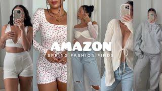 Huge Spring Amazon Fashion Try On Haul 2023  Spring Clothing Haul Amazon Favorites