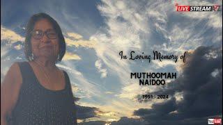 The 15 Day Memorial Service of Muthoomah Naidoo