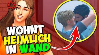 Sims 4 ABER ich lebe *heimlich* in WÄNDEN von NACHBARN? noch wilder als erwartet Nesmeralda