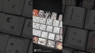 Custom Hentai Keycaps on Razer Huntsman Mini