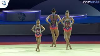 Womens group Russia - 2019 Acro Europeans all-around final