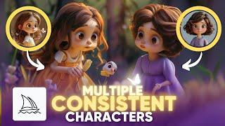 Multi-Character Scene with Midjourney’s Huge Character Consistency Update --cref