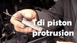 Tdi piston protrusion -  how to work out the right thickness of head gasket with limited tools