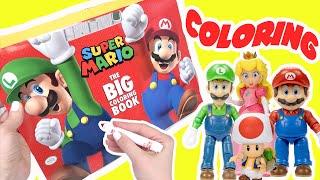 The Super Mario Bros Movie Coloring Book with Luigi Princess Peach Toad