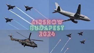 Hungarian Air Force AIRSHOW  Foundation Day 2024 Budapest  Légi Parádé Augusztus 20.