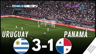  Uruguay 3-1 Panamá COPA AMERICA 2024  Highligths  Simulación y recreación de videojuego