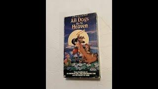 Opening To All Dogs Go To Heaven 1990 VHS - Reversed