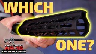 Ep-5 Which AR-15 Handguard is Best For You? M-Lok Picatinny Free Float Drop-In Quad Rails?