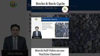 Rocks and Rock cycle Part I  General Science & Ability by Mian Shafiq  Study River