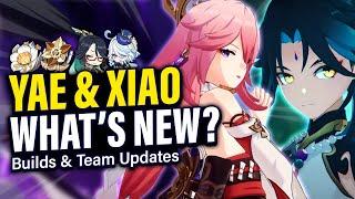 WHATS NEW WITH YAE MIKO & XIAO? Artifact Weapon and Team Updates  Genshin Impact 4.4