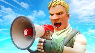 Trolling the LOUDEST KID in Fortnite