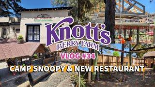 More Work in Camp Snoopy  New Restaurant Coming  Knotts Berry Farm Vlog #34  42924