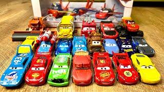 Looking for Disney Pixar Cars Lightning McQueen Sally Francesco Chick Hicks Smokey Jack Storm