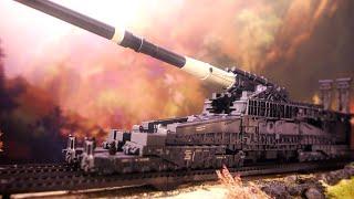 THE BIGGEST CANNON EVER，ToysEasy YW2214 Gustav Railway Gun【Transformers Stop Motion Animation】