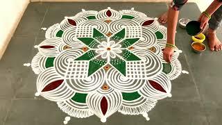 Easy 5*5*3 padikolam designs Simple muggulu designs easy rangoli designs Beginners kolam