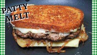 How To Make a PATTY MELT  Juicy Cheesy Patty Melt Sandwich Recipe