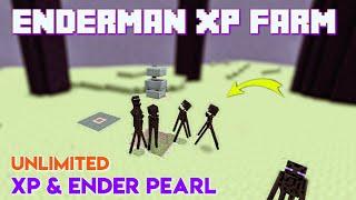 Easiest Enderman Xp Farm Minecraft 1.20PeBedrockJava  Easy Enderman Xp Farm