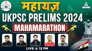 UKPSC PRELIMS 2024  ONE SHOT REVISION  MAHAMARATHON LIVE  Adda247 PCS