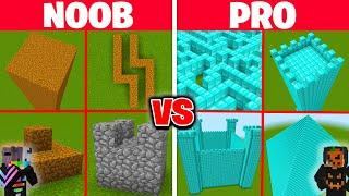 NOOB vs PRO YAPI KAPIŞMALARI - Minecraft