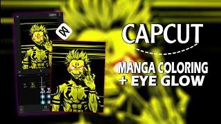 How to make manga eyes glow in capcut  CapCut Tutorial