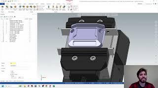 Intro to 5 Axis Programming Indexing using Planes in MasterCam Business Card Holder