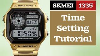 How To Setting Time SKEMI 1335 Digital Watch