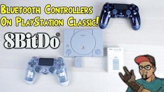 Use DualShock 4 Controllers On The PlayStation Classic 8Bitdo Wireless Adapter