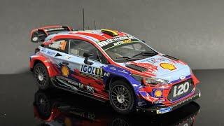 Full build HYUNDAI I20 COUPE WRC TOUR DE CORSE 2019 T.NEUVILLE - Car Model 124 Belkits