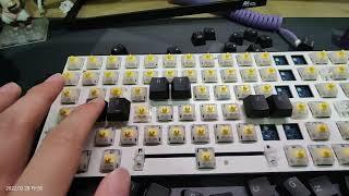 Gateron yellow pro prelubed vs Gateron yellow lubed vs stock Gateron yellow sound test