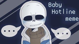 Baby Hotline memeSans.verHandplates? flashing images CRINGE️