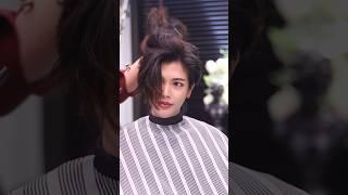 Short hair cut ‍️️#สาวผมสั้น #barbershop #hairstylist #haircut #layeredhair #ทรงผม #ทรงผมหญิง