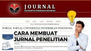 cara membuat jurnal penelitian