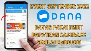 Event DANA September 2022  Bayar Pakai Debit MasterCard Dapat Cashback Rp100.000