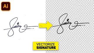 How to Vectorize Signature in Adobe Illustrator  GFX Tutorials