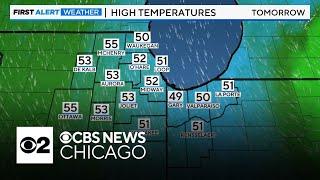 Wet windy weather arrives for Chicago on Thursday