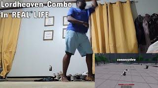 The LordHeaven Combo In REAL LIFE - Roblox Strongest Battlegrounds
