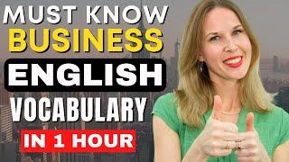 Must Know Business English Vocabulary  1 HOUR ENGLISH LESSON