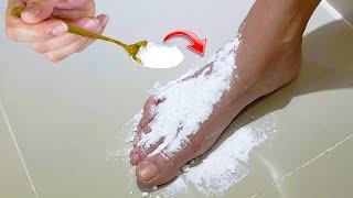 Put baking soda on my feet and you wont believe what happened