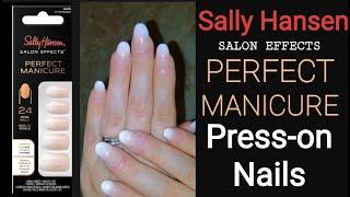 Sally Hansen Press-on Nails  Application & Review  Perfect Manicure