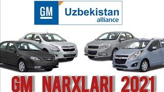 GM UZAVTO MOTORS NARXLARI 2021 YANGI SALON