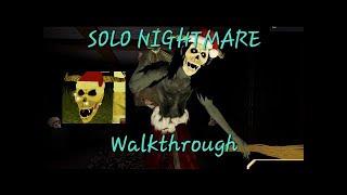 The Mimic - Christmas Trials 2021- Nightmare Solo Walkthrough  ROBLOX