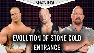 WWF  E - Evolution of Stone Cold Steve Austin Entrance 1996 to 2020 - Entrance Evolutions