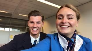 Vlog Stagedag - Studenten Luchtvaartdienstverlening Deltion College