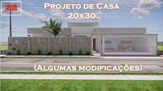 Projeto de Casa 20x30 - Algumas Modificações