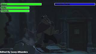 Beauty and the Beast The Enchanted Christmas 1997 Final Battle with healthbars