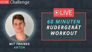 RUDERGERÄT 60 Minuten Training live für das Rudergerät  Intensives Ausdauertraining