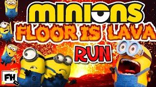 Minions Floor Is Lava  Chase - Brain Break  Movement Activity GoNoodle Inspired