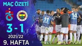 Trabzonspor 3-1 Fenerbahçe MAÇ ÖZETİ  9. Hafta - 202122