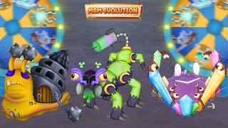 Growing Up Journey  My Singing Monsters Evolution  Escarmor Poison Quad Crystal Quad